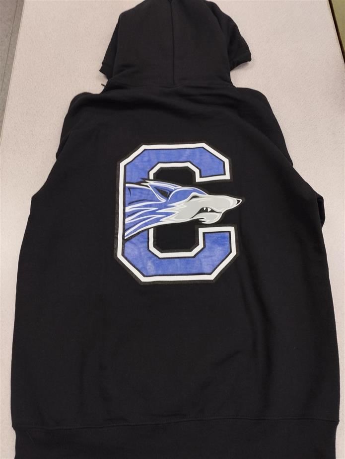 Black Hoodie Back
